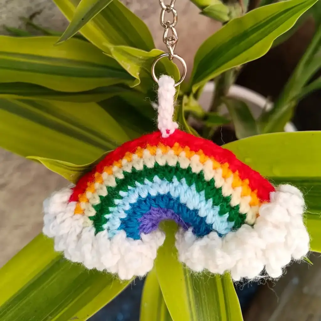 Crochet keychains